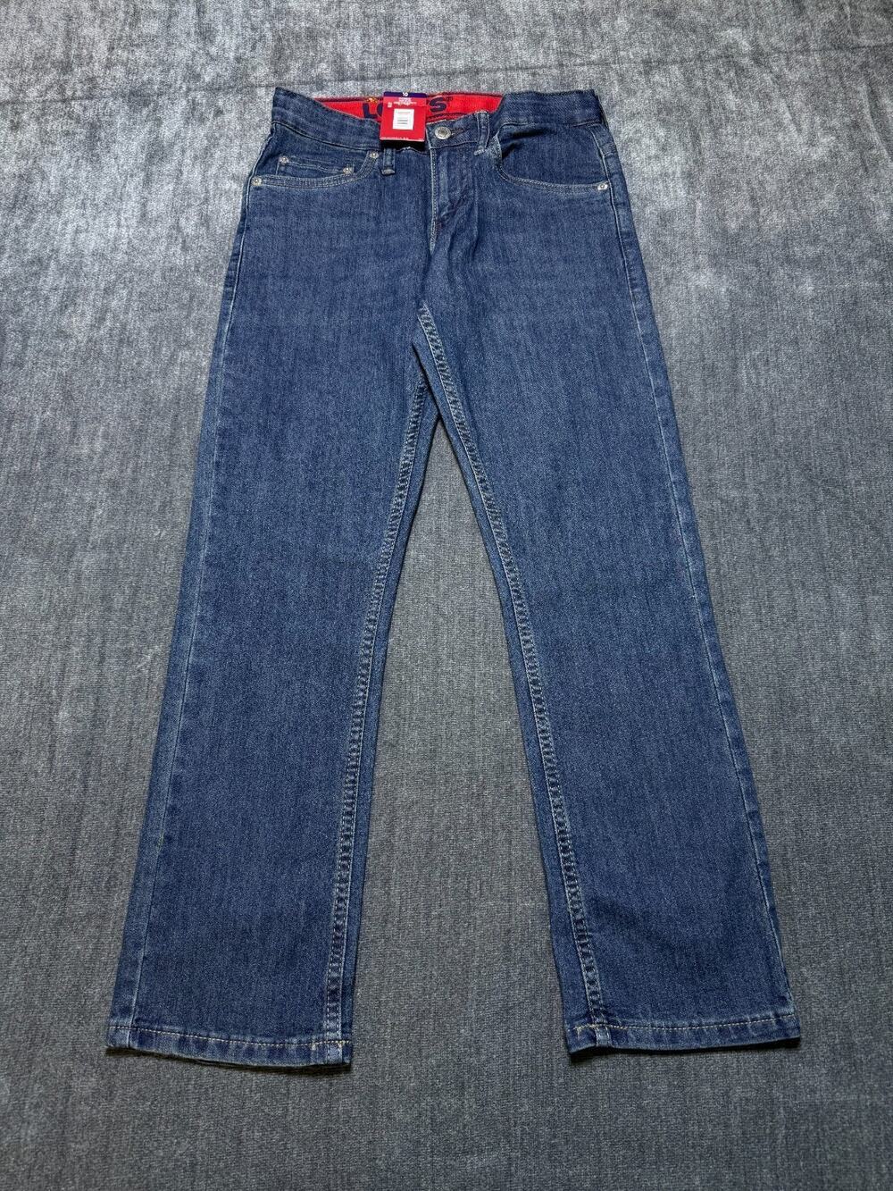 NWT Levi's 511 Slim Fit Performance Jeans Boys 10 Blue Denim Stretch Straight